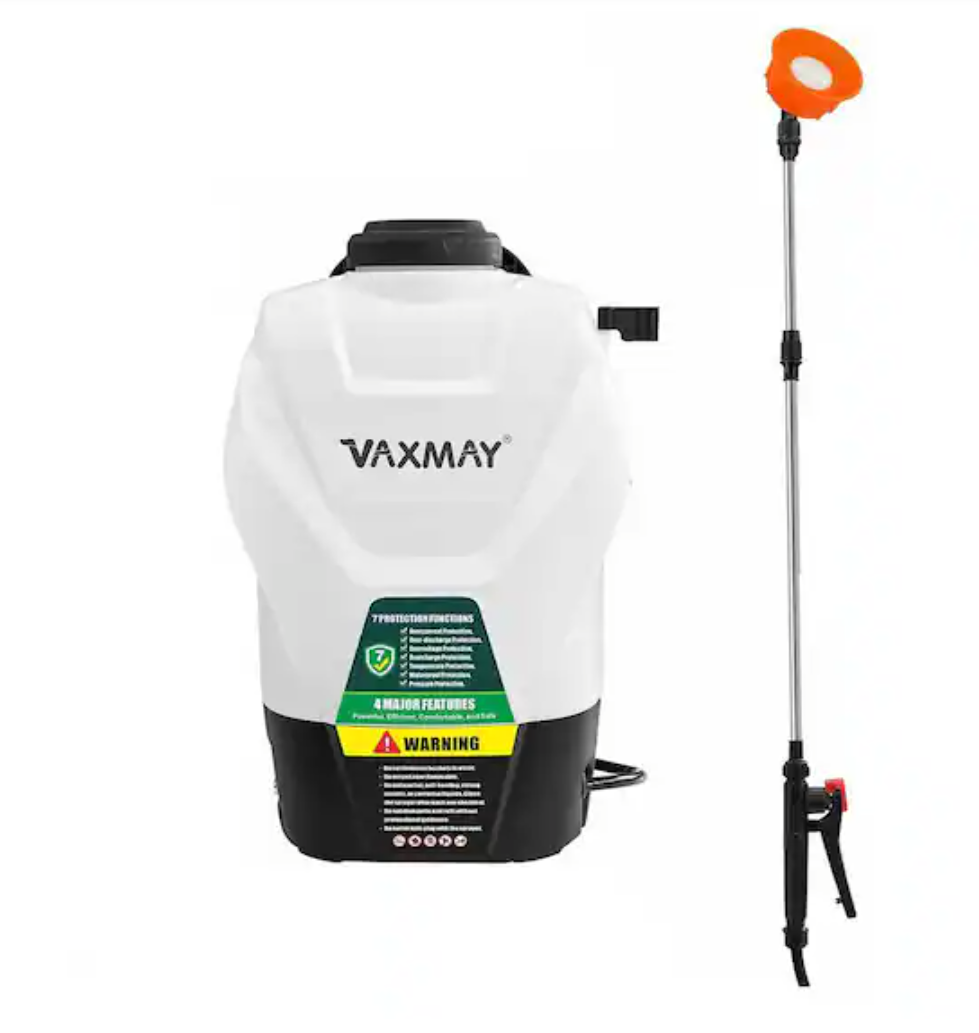 4 Gal. Cordless Battery Backpack Sprayer for Pests and Weeds, Watering Garden, and Spraying Plants