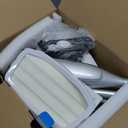 Steam Mop, 11-in-1 Powerful Handheld Steam Cleaner with 11.8 OZ Removable Tank, Detachable Steam Mops for Floor Cleaning with 23FT Power Cord, MultiPurpose Steamer for Hardwood Tile Carpets Furniture (Silver)