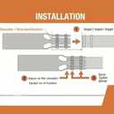 Leaf Blower Air Booster Nozzle Attachment, Compatible with Lb615/765 and Cordless Leaf Blower Air Boosters with 2-4 Inch Round Nozzle Blower Tubes (Black)