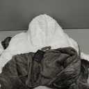 ccko Plush Robes For Women, Fleece Fuzzy Womens Robe,Soft Warm Women's Bathrobe with Hood for Bath Spa Shower House, XL