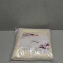 10x10ft Wrinkle Free Ivory Backdrop Curtain for Parties Soft Fabric Drapes Wedding Ivory Curtain Backdrop for Birthday Party Decorations Background for Photography 5x10ft,2 Panels