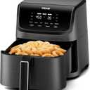 DEIME Air Fryer 7.2 QT 1700W Oilless Oven Healthy Cooker Air Fryers Large Capacity with 8 Presets, LCD Touch Screen, Customerizable Cooking, Non-Stick Basket (Black)