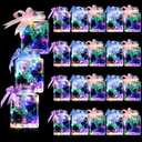 Domensi 20 Pcs 17oz LED Plastic Fish Bowls, Clear Shatterproof Glowing Vases with Ivy, Plastic Fish Tank Unbreakable Aquarium for Carnival Games, Party Home Decoration