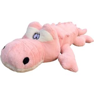 Alligator Plush Pillow, 67 inch Alligator Stuffed Animal, Home Decoration Christmas Valentines Birthday Gift for Boys Girls Adults Kids (Pink)