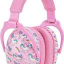 ZOHAN EM030 Kids Ear Protection, Noise Cancelling Headphones Ear Muffs for Autism Sensory, Safety Noise Reduction Hearing Protection for Monster Truck/Concerts/Fireworks/Air Shows (1 Pack - Pink Unicorn)