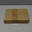 Wood Riser Small Decorative Tray Sink Soap Dish, Vanity Tray Pedestal Stand 9 x 5.9 inches (Dark Brown)