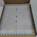 Quilting Ruler for Precise Fabric Cutting 11.5" x 10.5" Quilt Rulers Quilting Sewing Tools Slotted Rulers for Accurate Measurements and Easy Cutting Fabrics Green