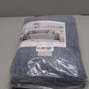 VClife Jeans Blue Couch Cover for 3 Cushion Couch Sofa Thick Chenille Sofa Covers for L Shape Sofa Durable Anti-Slip Sectional Sofa Cover with Tassel Pet-Friendly Sofa Slipcover for Dog Cat 71"X134" (2# Blue Herringbone)