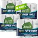 Seventh Generation Paper Towels 2-Ply 4 Pack 100% Recycled Paper 6 Rolls