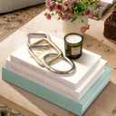 Decorative Books for Home Decor - Set of 3 Linen Faux Book Decor Storage Boxes with Wooden Bead Tassel, Bookshelf & Coffee Table Decor, Hidden Storage Book Boxes for Living Room, Office, Bedroom