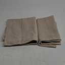 ZWJD Beige Pillow Covers 20x20 Set of 2 Chenille Throw Pillow Covers with Elegant Design Soft and Luxurious Decorative Throw Pillows for Couch, Bed, and Home Decor