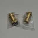 HQMPC Garden Hose Quick Connect Solid Brass Quick Connector Garden Hose Fitting Water Hose Connectors 3/4 inch GHT (2SETS)