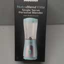 Mueller Smoothie Blender for Smoothies - Personal Blender for Shakes, Frozen Drinks, Baby Food & More, 15oz Travel Cup and Lid, Durable Stainless Steel Blades for Powerful Blending Performance (Turquoise)