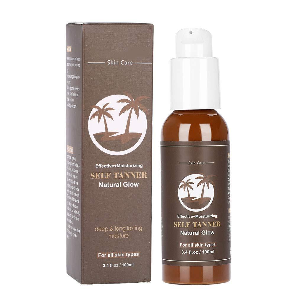 ZJchao Self Tanner, Longlasting Sunless Tanning Body Mousse with Pumped Cap Design for Fair to Medium Skin Tone, 100ml