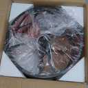 Matane Semi Flush Mount Ceiling Light, 4-Light 12inch Farmhouse Modern Light Fixture with X-Shape Cage, Industrial Rustic Ceiling Lamp for Kitchen, Dining Room, Bedroom, Hallway, Laundry Room, Black