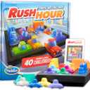 ThinkFun Rush Hour Traffic Jam Logic Game - Engaging STEM Toy for Kids Age 8 and Up - Enhances Reasoning & Planning Skills - MESH Accredited - 20+ Awards - Trusted Worldwide Seller for Over 20 Years