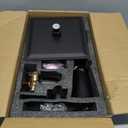 Black Tub Shower Faucet Set Complete with 8-Inch Rainfall Shower Head and Tub Spout Included Shower Valve Tub Shower Trim Kit Matte Black
