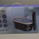 Upgraded 175 Gal XXL Large Oval Ice Bath with Air Ring, Multi-Layered Portable Cold Plunge Tub for Athletes, Foldable & Inflatable Cold Tub Recovery at Home, Outdoors,Gym Use Bathtubs.