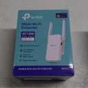 TP-Link AC1200 WiFi Extender, 2025 Wirecutter Best WiFi Extender, 1.2Gbps Home Signal Booster, Dual Band 5GHz/2.4GHz, Up to 1600 Sq.ft and 32 Devices, EasyMesh Compatible, One Ethernet Port (RE315)