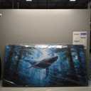 Suconvng Blue Whale Wall Art For Living Room Print Painting Canvas Art Wall Decor Picture For Bedroom Home Wall Decor Landscape Prints Paintings Modern Pictures Artwork 24 x 48 In