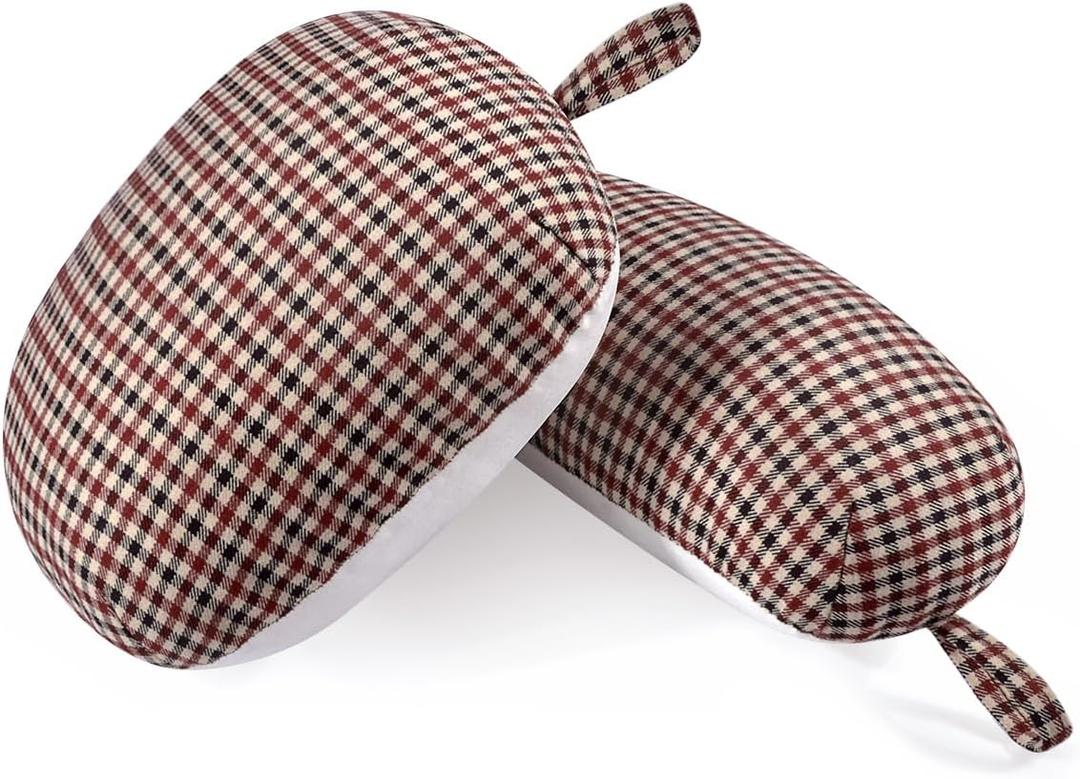 3 BUZZLETT Tailors Ham and Seam Roll Set  Premium Tailors Ham for Ironing  Professional Pressing Tools  Linen and Doll Cotton Press Ham for Ironing Smaller Curved Seam