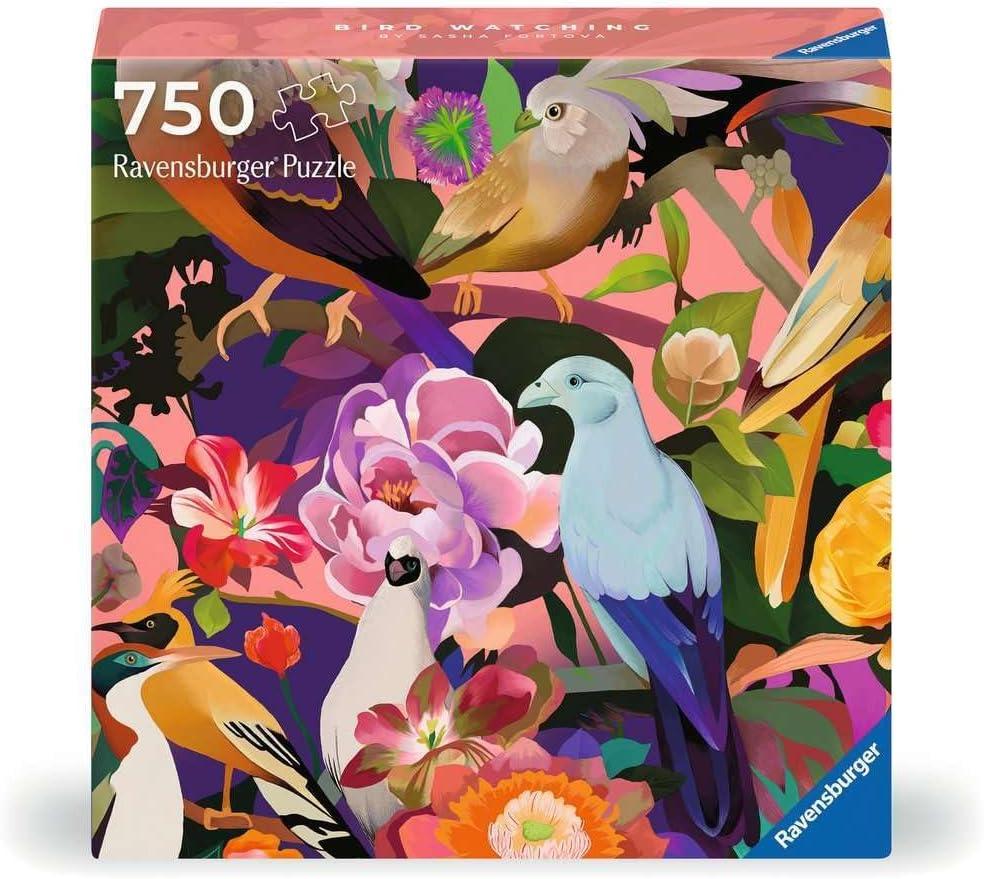 Ravensburger Art & Soul: Bird Watching 750 Piece Jigsaw Puzzle for Adults - 12000998 - Handcrafted Tooling, Made in Germany, Every Piece Fits Together Perfectly