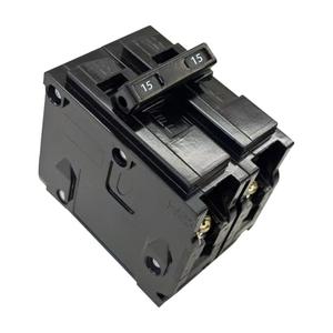 QP215 15A 2-Pole Circuit Breaker Type QP - Plug-in Mount 10kA 120/240V Thermal Magnetic - Compatible with Siemens PL/ES Load Centers & Panel Boxes