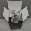 Maestri House Rechargeable Milk Frother with Stand, LunaFro Handheld Electric Foam Maker Waterproof Detachable Stainless Steel Whisk Drink Mixer Foamer for Lattes, Cappuccino (Black)