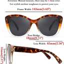 FEISEDY Polarized Vintage Sunglasses American Womens Square Jackie O Cat Eye Sunglasses B2451