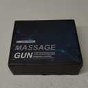 Massage Gun, Muscle Therapy Gun for Athletes, Deep Tissue Percussion Body Muscle Massager with 30 Adjustable Speeds, 10 Types of Massage Heads, Handheld Massager for Neck Back Pain Relief (black)