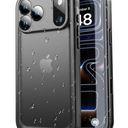 SPORTLINK for iPhone 17 Pro Case  IP68 Waterproof Military Protective Full Body Heavy Duty Shockproof 360 Sealed Dustproof with Camera Screen Protector Phone Cover for iPhone 17 Pro 6.3" Black