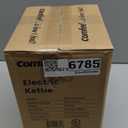 COMFEE' 1.7L Double Wall Electric Tea Kettle and Kettle Water Boiler, 100% Stainless Steel Interior & Lid & Spout, Two-Level Wide Open Lid, 1500W Fast Boiling, Auto-Off and Boil-Dry Protection