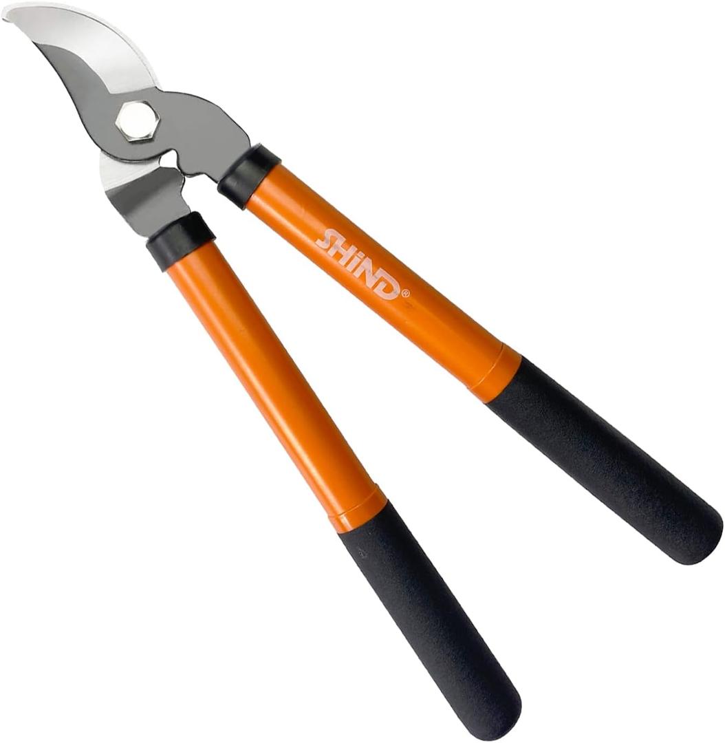 SHIND Lopper Heavy Duty Branch Cutter Tree Clippers with Compound Action, Chops Thick Branch Ease, Garden Loppers Pruning, 15 Inch Tree Trimmer with 1.6 Clean Cut Capacity (15 Inch