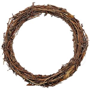16inch Large Natural Grapevine Wreath Rings Rattan Vine Branch Wreath Hoop for DIY Craft Wreath Christmas Easter Holiday Decoration Seasonal Decors (1pcs 40cm/16inch) 