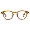 Peepers By PeeperSpecs Mens Asher Round Blue Light Blocking Glasses | Brown, +1.25