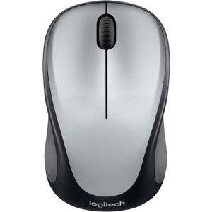 Logitech M317 Wireless Mouse, 2.4 GHz with USB Receiver, 1000 DPI Optical Tracking, 12 Month Battery, Compatible with PC, Mac, Laptop, Chromebook - Light Steel