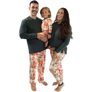 Burt's Bees Baby Baby Family Jammies Matching Holiday Organic Cotton Pajamas (All Wrapped Up)