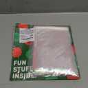 Xo, Fetti Merry and Bright Fringe Banner Red Glitter and White Iridescent, 5 Ft. | Christmas Party Decoration, Holiday Xmas Sign, Winter Photoshoot Backdrop