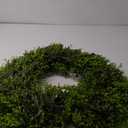 22inch Artificial Boxwood Wreath, 22" Spring Summer Wreath Faux Greenery Leaves Wreath for Front Door Wall Window Porch Farmhouse Patio Garden Indoor Outdoor Decor Wedding Party Decoration