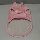 Malier Dog Winter Coat, Reversible Fleece Dog Cold Weather Coats, Windproof Warm Snow Puppy Jacket Vest Pet Clothes for Large Dogs (Pink, Large)