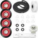4392067 Dryer Repair Kit and W10837240 Dryer Idler Pulley For Maytag Bravos xl Kenmore Elite Whirlpool Duet Dryer Parts, Includes WPW10314173 Drum Roller, 279640 Idler Pulley, 661570v Dryer Belt