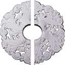 Ekena Millwork CM19OR2 19 5/8"OD x 4 3/4"ID x 1 3/4"P Orrington Ceiling Medallion, Fits Canopies up to 4-3/4", 2 Piece
