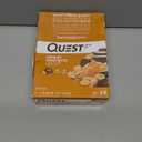 Quest Nutrition Chocolate Peanut Butter Bars, 20g Protein, 1g Sugar, 5g Net Carb, Gluten Free, Keto Friendly, 12 Count (BB: 04/28/2026)