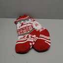 JOYIN 6 Pack 18" Christmas Knit Stockings, Large Rustic Yarn Xmas Stockings Bulk, Cable Knit Xmas Stockings with Snowflake Snowman Reindeer Character for Christmas Tree Fireplace Holiday Decorations