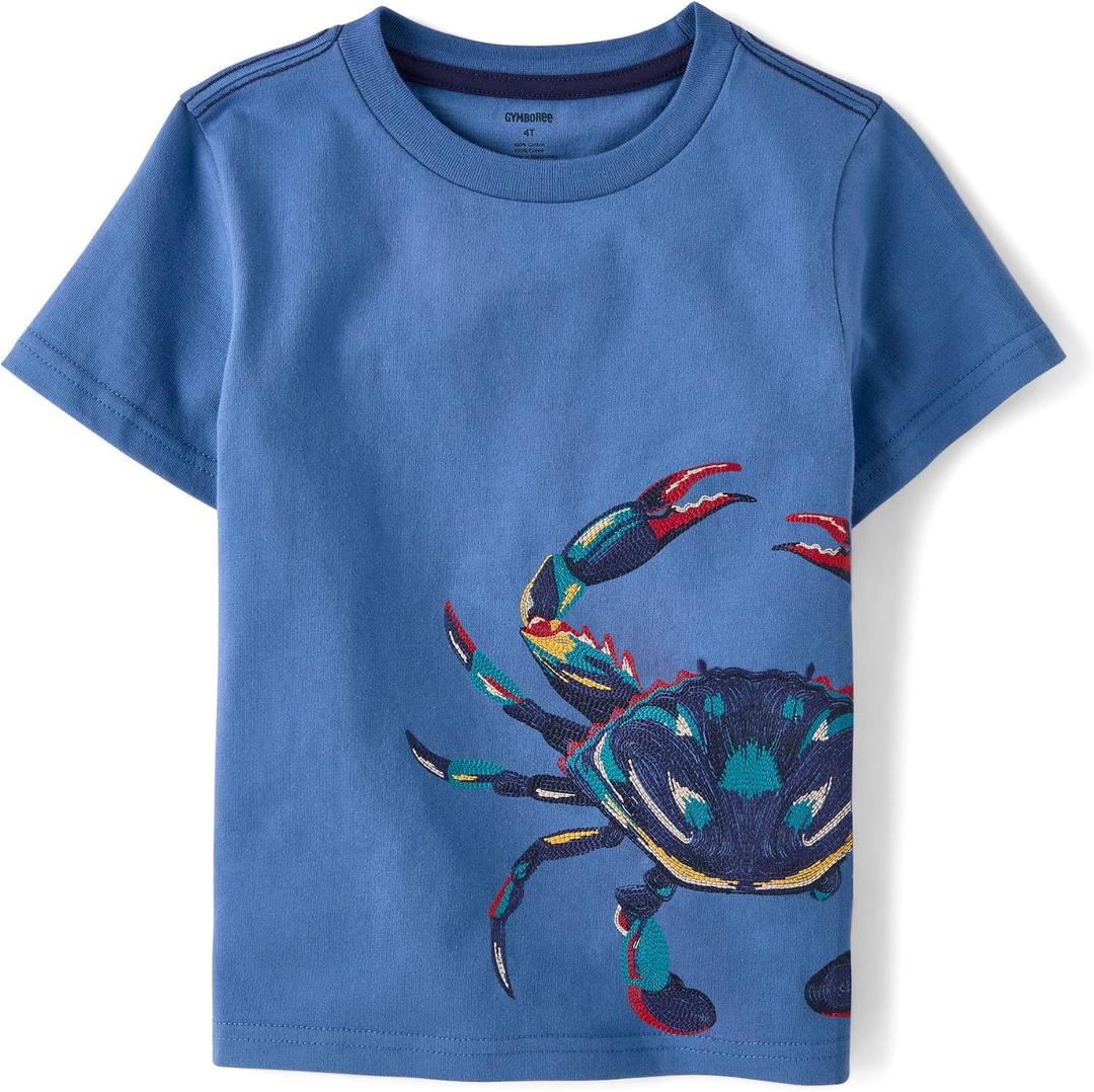 Gymboree,and Toddler Short Sleeve Henley T-Shirt 3T