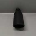 LCGP 3" Inlet Black Exhaust Tip,3" x 4" x 12" Universal Bolt On Stainless Steel Diesel Exhaust Tailpipe Tip