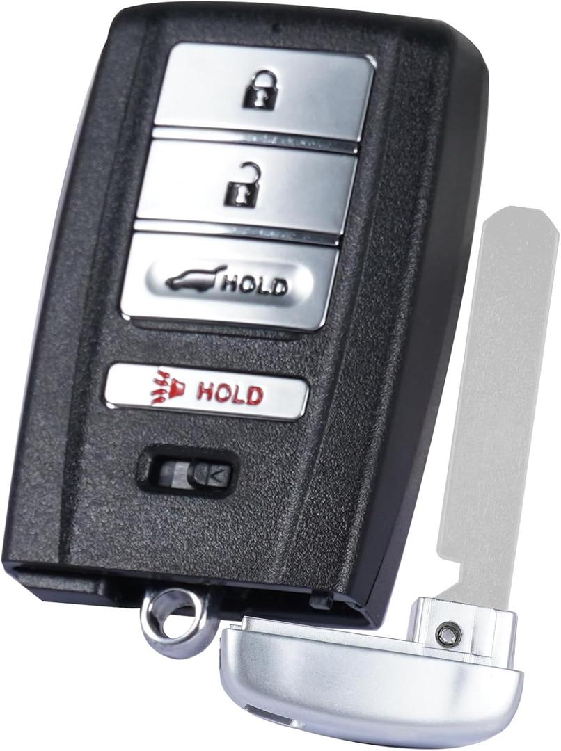 TOP-VIGOR Keyless Entry Remote Control Car Key Fob Replacement Compatible with Honda Acura MDX RDX Driver 1 Memory 2014 2015 2016 2017 2018 2019 2020, 313.8Mhz ID47 Chip 4 Button KR5V1X A2C32523200