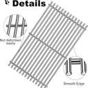 Grill Grates Parts for Weber Genesis II E-410, Weber Grill Parts Genesis 2 S-410, E/S-415, E/S-435, LX E/S-440, 66089, 66097, Flavorizer Bars Grids BBQ Grill Replacement Accessories 18 Inch