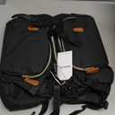 Double Stroller Organizer for Bob Duallie and Baby Jogger City Mini GT2, Double Stroller Caddy Organizers with Cup Holder and 2 Cooler Pockets Parent Console Double Stroller Accessories (Black)