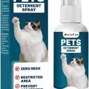 2 x O Cat Deterrent Spray for Indoor & Outdoor Use  Natural No-Alcohol Cat Repellent to Prevent Scratching on Furniture, Sofas, Rugs, Curtains & Plants  Safe Training Spray for Cats & Kittens.